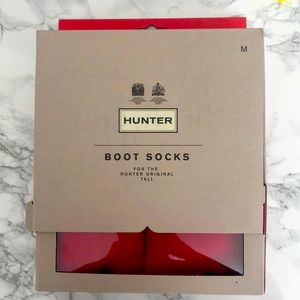 Hunter Boot Socks - Tall - Red